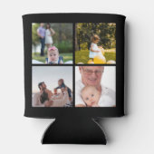 8フォトコラージュDIYおもしろい パーソナライズされた 缶クーラー (裏面)