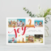 8フォトジョイコラージホリデーフォトカード シーズンカード (スタンド正面)