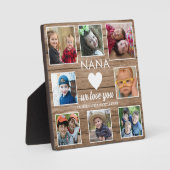 8フォトバ素朴ンウッドラブユナグランドキッズ フォトプラーク (正面)