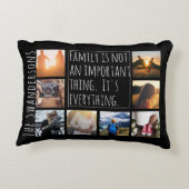 8フレームパーソナライズされた引用文 アクセントクッション (裏面)