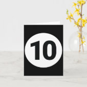 8プールボール10ビリヤード衣装ハロウィングループM カード (黄色い花)