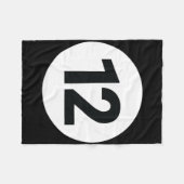 8プールボール12ビリヤード衣装ハロウィングループM フリースブランケット (正面(横))