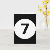 8プールボール7ビリヤード衣装ハロウィングループMa カード (黄色い花)