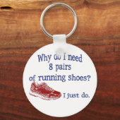8ペアランニングの靴 キーホルダー (正面)