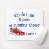 8ペアランニングの靴 マウスパッド (マウス)