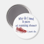 8ペアランニングの靴 マグネット (正面/裏面)