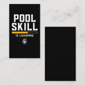 8ボおもしろいール引用文スポーツビリヤードプール 名刺 (正面/裏面)