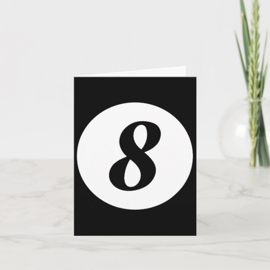 8ボールおもしろい魔法ビリヤードPool Lazy Halloween C カード (正面)