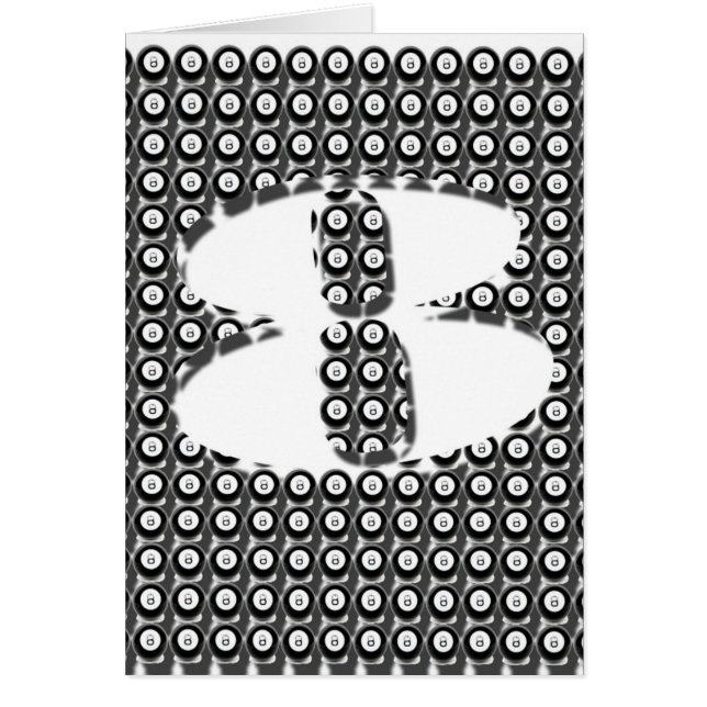 8ボールのグラフィックアートカード(ブランク) (正面)