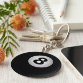 8ボールキーチェーン キーホルダー (側面)