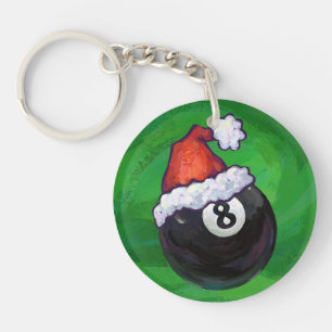 8ボールクリスマスグリーン キーホルダー