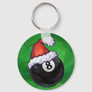8ボールクリスマスグリーン キーホルダー