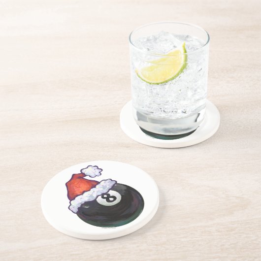 8ボールクリスマスグリーン コースター (側面)