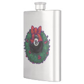 8ボールクリスマスリースグリーン フラスク (左)