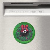 8ボールクリスマスリースグリーン マグネット (インサイチュ (食洗機))