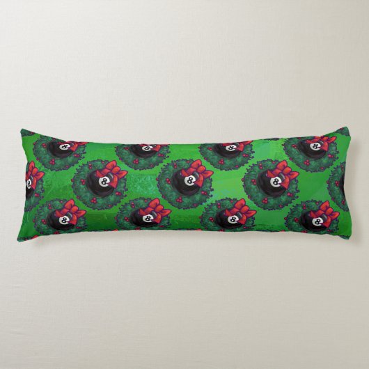 8ボールクリスマスリース ボディピロー (正面)