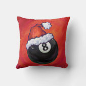 8ボールクリスマスレッドハット クッション (裏面)