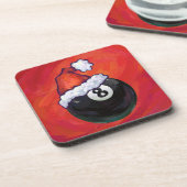 8ボールクリスマスレッドハット コースター (左側)