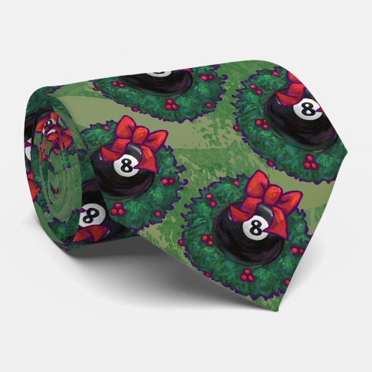 8ボールクリスマス ネクタイ (ロール)
