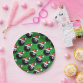 8ボールクリスマス ペーパープレート (パーティー)