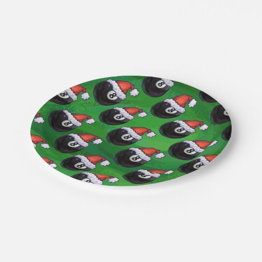 8ボールクリスマス ペーパープレート (アングル)