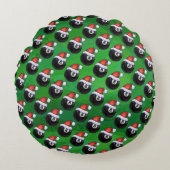 8ボールクリスマス ラウンドクッション (正面)