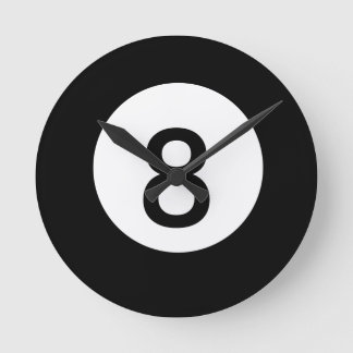 8ボールクロック ラウンド壁時計