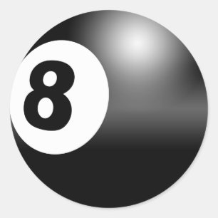 8ボールシール ラウンドシール