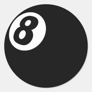 8ボールシール ラウンドシール