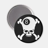 8ボールスカル マグネット (正面/裏面)