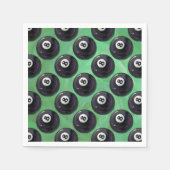 8ボールパターン スタンダードカクテルナプキン (正面)