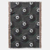 8ボールパターン スローブランケット (正面縦)