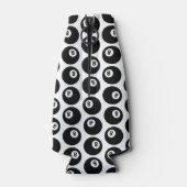 8ボールビリヤードのプールパターンカスタムカラー ボトルクーラー (裏面)