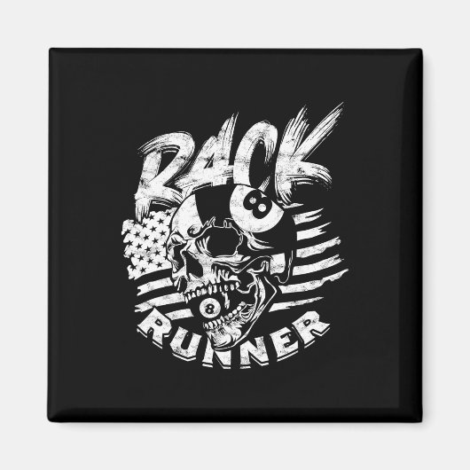 8ボールビリヤードのラックランナー マグネット (正面)