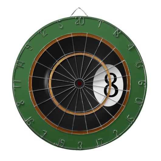 8ボールビリヤードカスタムゲームダーツボード ダーツボード (正面)