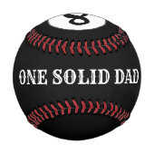 8ボールプールビリヤード1個無地のパパ 野球ボール (裏面)