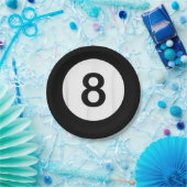 8ボールプールホールティーズ，シャーク·ラバー·ギフト ペーパープレート (パーティー)