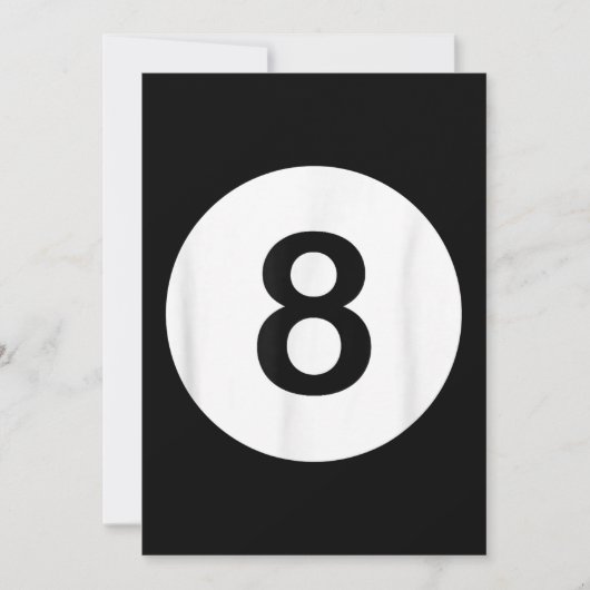 8ボールプールホールティー、シャークラバーギフト サンキューカード (正面)