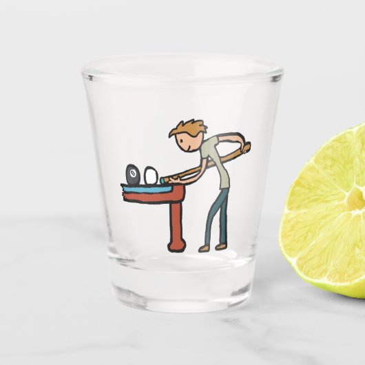 8ボールプール ショットグラス (正面)