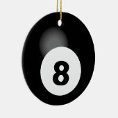 8ボール両面オーナメントラウンド セラミックオーナメント (右)