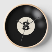 8ボール壁時計 壁時計 (正面)