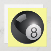 8ボール招待状 招待状 (正面/裏面)