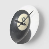8ボール時計 ラウンド壁時計 (傾斜)
