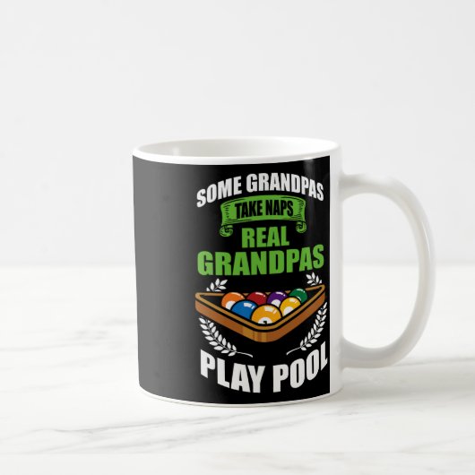 8ボール8ボール – ビリヤーおもしろいド コーヒーマグカップ (右)