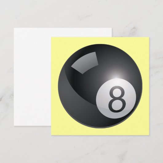 8ボール インビテーション (正面/裏面)