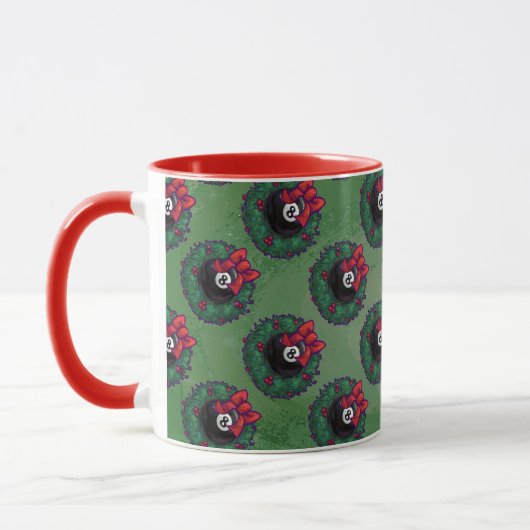 8ボール クリスマス マグカップ (左)