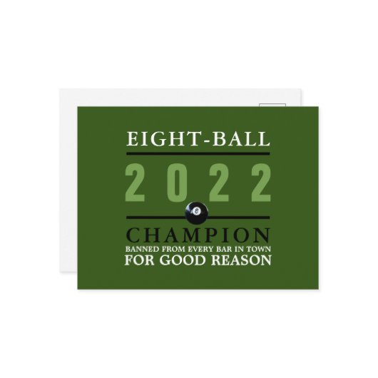 8ボール・チャンピオン ポストカード (正面/裏面インサイチュ)