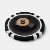 「8ボール」プールボールデザインギフトと製品 ポーカーチップ (シングル)