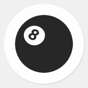 8ボール ラウンドシール