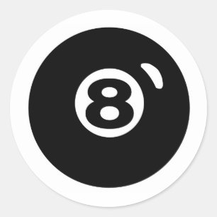 8ボール ラウンドシール